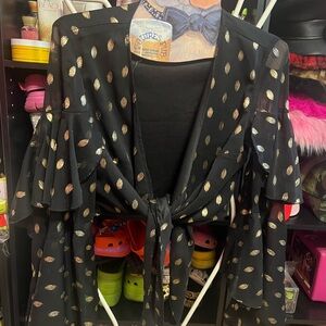 NASTY GAL BELL SLEEVE TOP